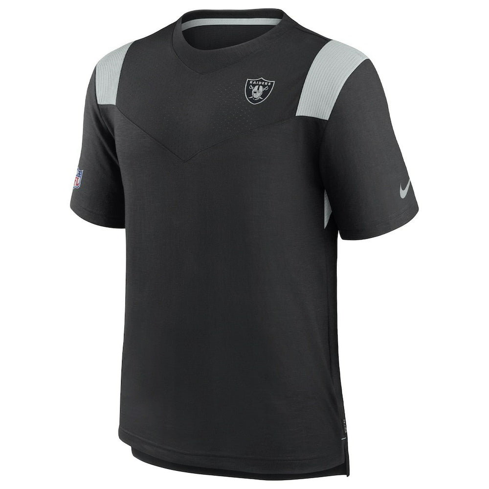 Las Vegas Raiders 2022 Sideline Tonal Logo Performance Player T-Shirt Black - Nike