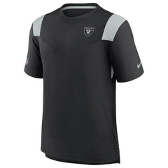 Las Vegas Raiders 2022 Sideline Tonal Logo Performance Player T-Shirt Black - Nike