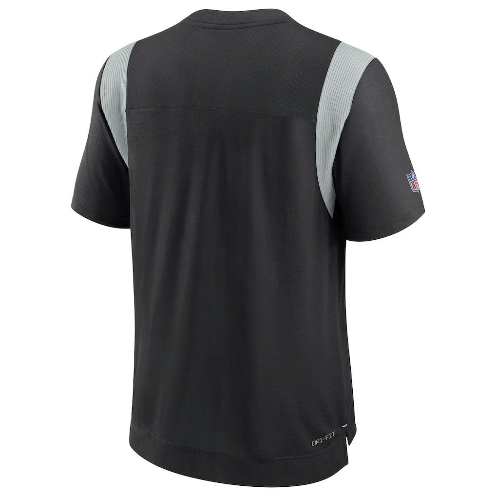 Las Vegas Raiders 2022 Sideline Tonal Logo Performance Player T-Shirt Black - Nike