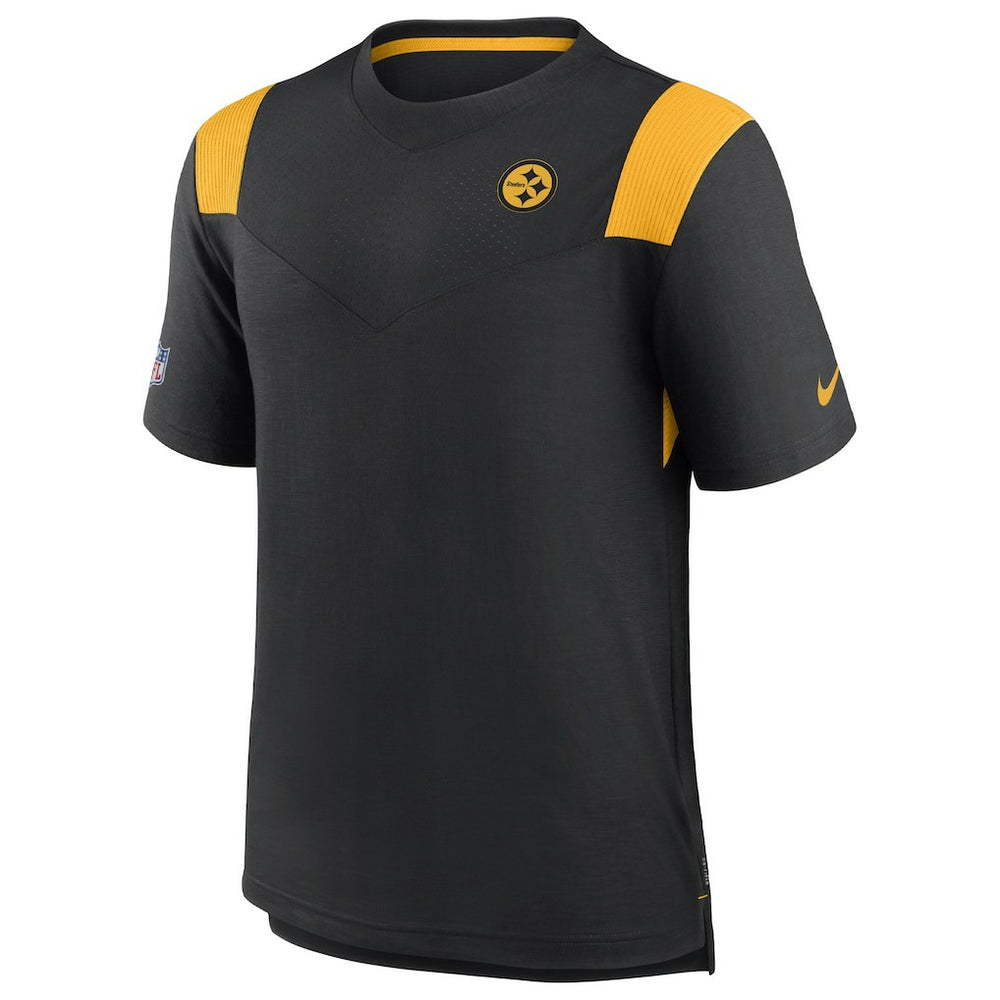 Pittsburgh Steelers Sideline Tonal Logo Performance Player T-Shirt Black - Nike