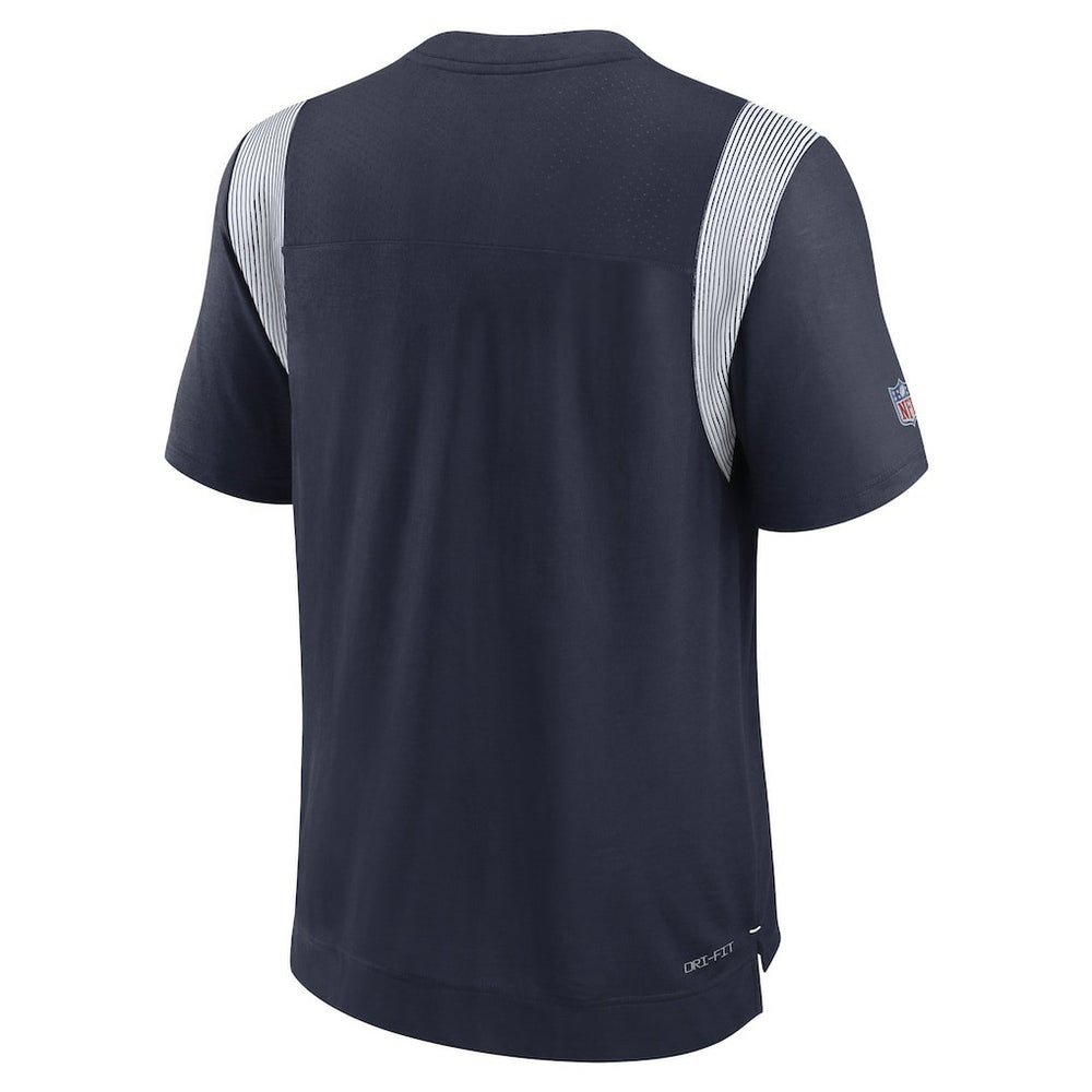 Dallas Cowboys Sideline Tonal Logo Performance Player T-Shirt Navy - Nike