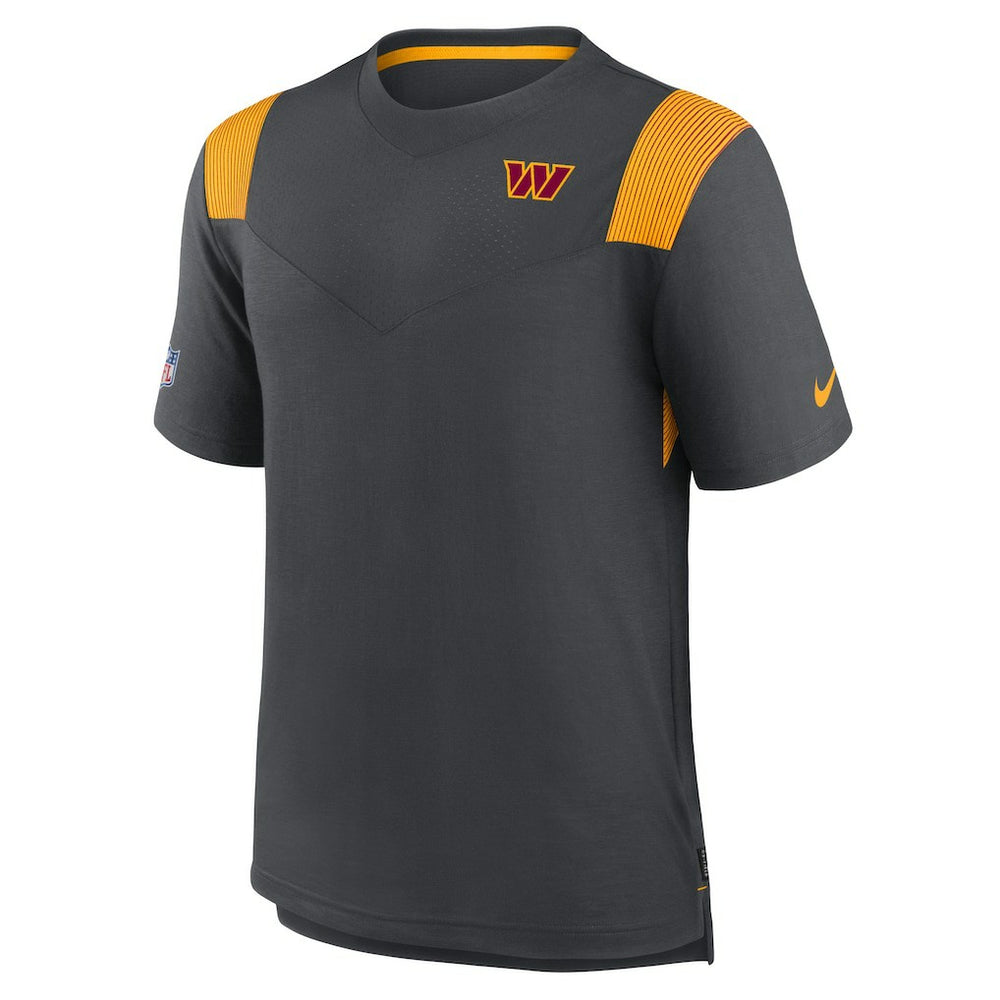 Washington Commanders Sideline Tonal Logo Performance Player T-Shirt Charcoal - Nike