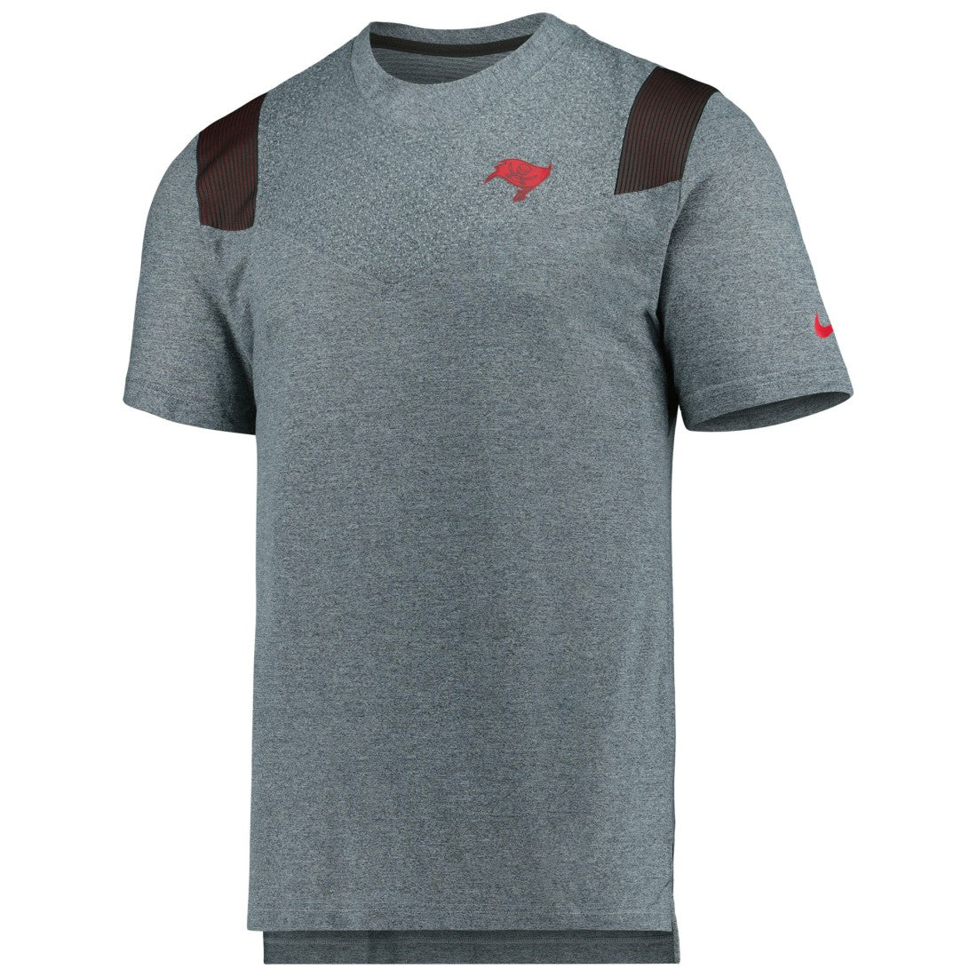 Tampa Bay Buccaneers Sideline Tonal Logo Performance Player T-Shirt Pewter - Nike