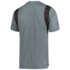 Tampa Bay Buccaneers Sideline Tonal Logo Performance Player T-Shirt Pewter - Nike