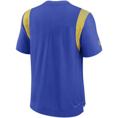 Los Angeles Rams Sideline Tonal Logo Performance Player T-Shirt Royal - Nike
