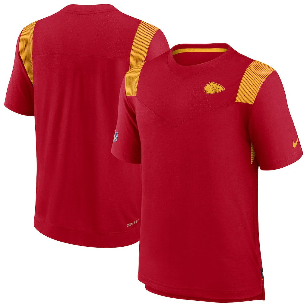Kansas City Chiefs Sideline Tonal Logo Performance Player T-Shirt Red - Nike