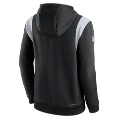 Las Vegas Raiders Sideline Athletic Stack Performance Pullover Hoodie Black - Nike
