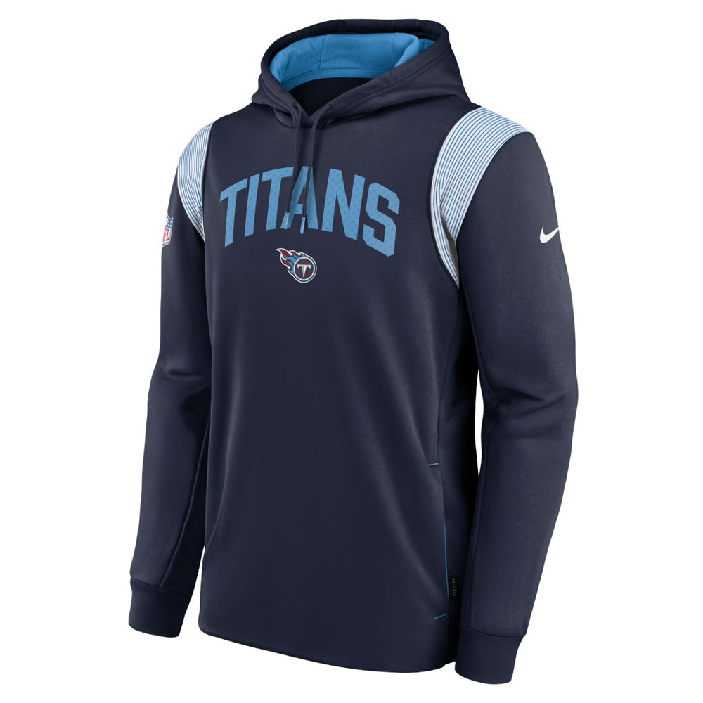 Tennessee Titans Sideline Athletic Stack Performance Pullover Hoodie Navy - Nike