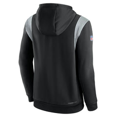 New York Jets Sideline Athletic Stack Performance Pullover Hoodie Black - Nike