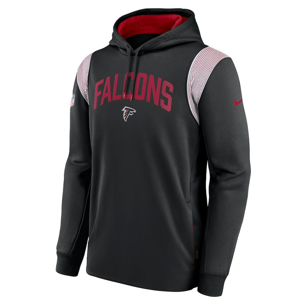 Atlanta Falcons Sideline Athletic Stack Performance Pullover Hoodie Black - Nike