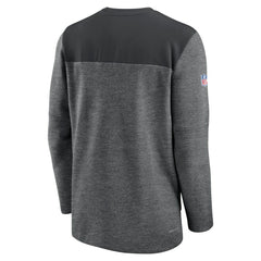 Atlanta Falcons Sideline Lockup Performance Quarter-Zip Top Charcoal - Nike