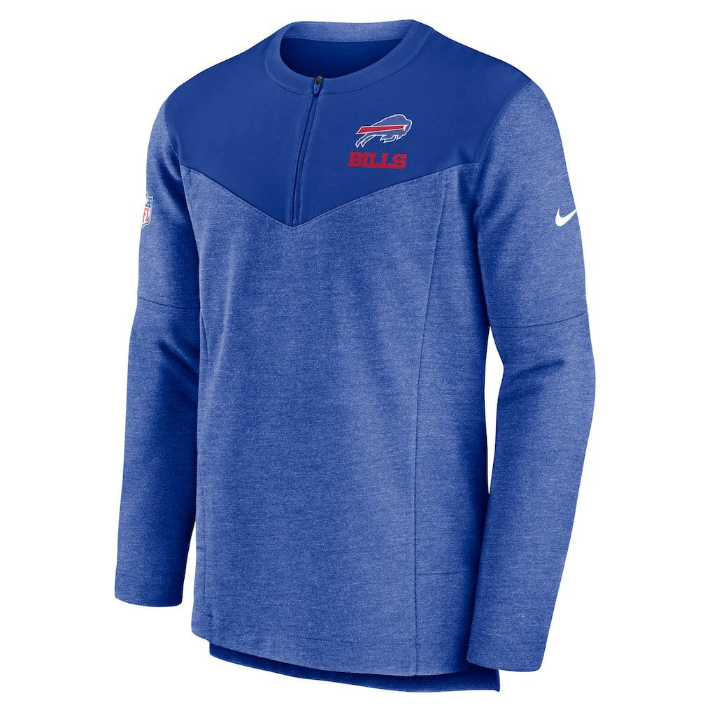 Buffalo Bills Sideline Lockup Performance Quarter-Zip Top Royal - Nike