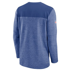 New York Giants Sideline Lockup Performance Quarter-Zip Top Royal - Nike