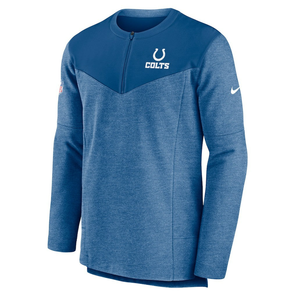 Indianapolis Colts Sideline Lockup Performance Quarter-Zip Top Royal - Nike