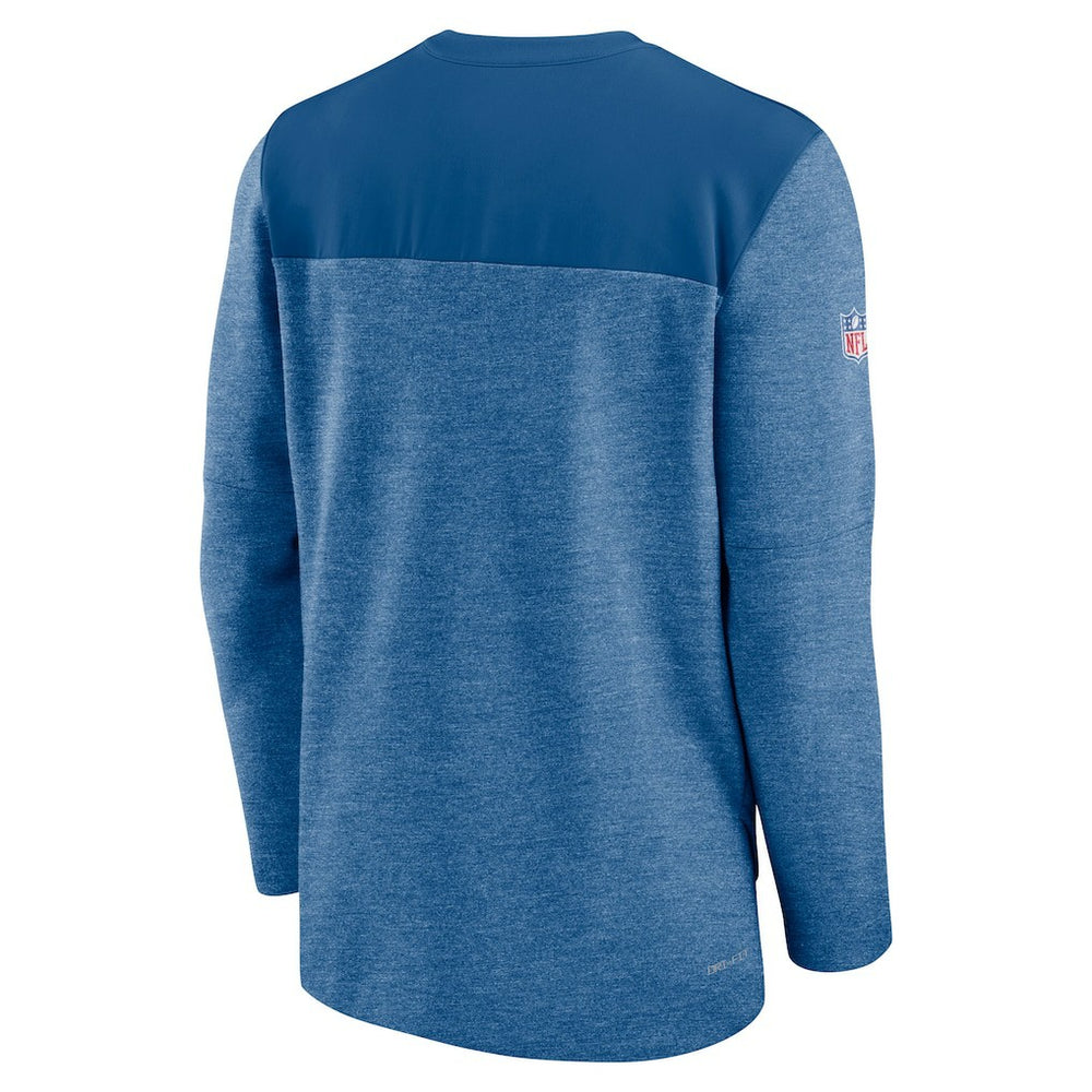 Indianapolis Colts Sideline Lockup Performance Quarter-Zip Top Royal - Nike