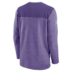 Minnesota Vikings Sideline Lockup Performance Quarter-Zip Top Purple - Nike