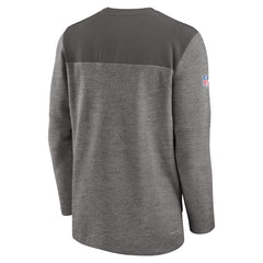 Tampa Bay Buccaneers Sideline Lockup Performance Quarter-Zip Top Pewter - Nike