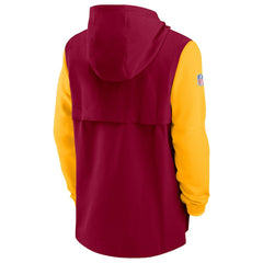Washington Commanders Sideline Player Quarter-Zip Hoodie Burgundy/Gold - Nike