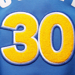 NBA - Stephen Curry Golden State Warriors Pro Standard Name & Number Short Sleeve Pullover Hoodie - Royal