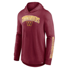 Washington Commanders Front Runner Long Sleeve Hooded T-Shirt Burgundy - Fanatics