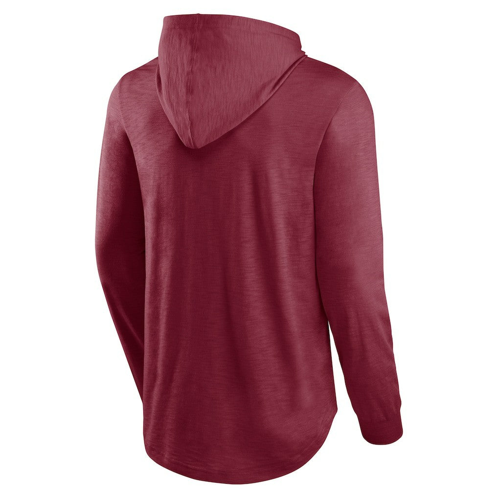 Washington Commanders Front Runner Long Sleeve Hooded T-Shirt Burgundy - Fanatics