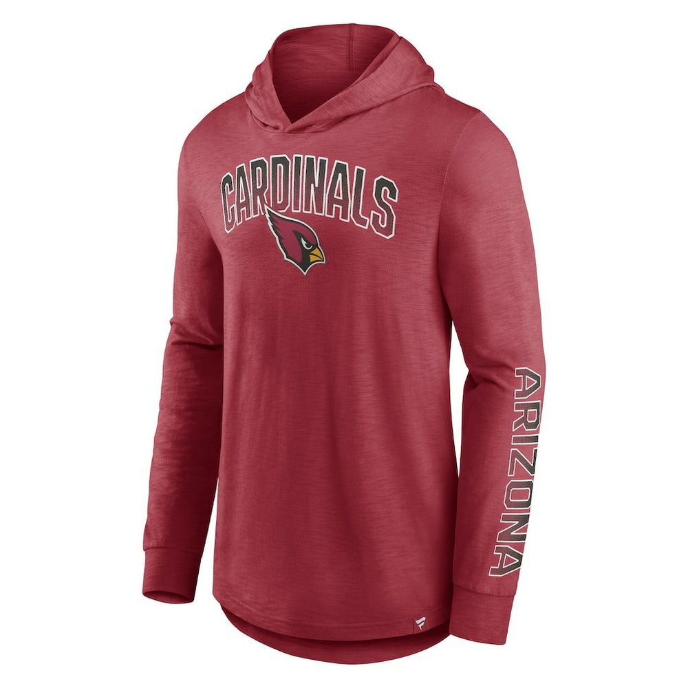 Arizona Cardinals Front Runner Long Sleeve Hooded T-Shirt Cardinal - Fanatics