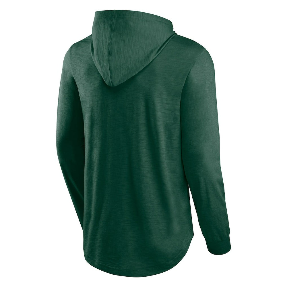 Green Bay Packers Front Runner Long Sleeve Hooded T-Shirt Green - Fanatics