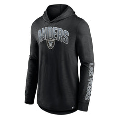 Las Vegas Raiders Front Runner Long Sleeve Hooded T-Shirt Black - Fanatics