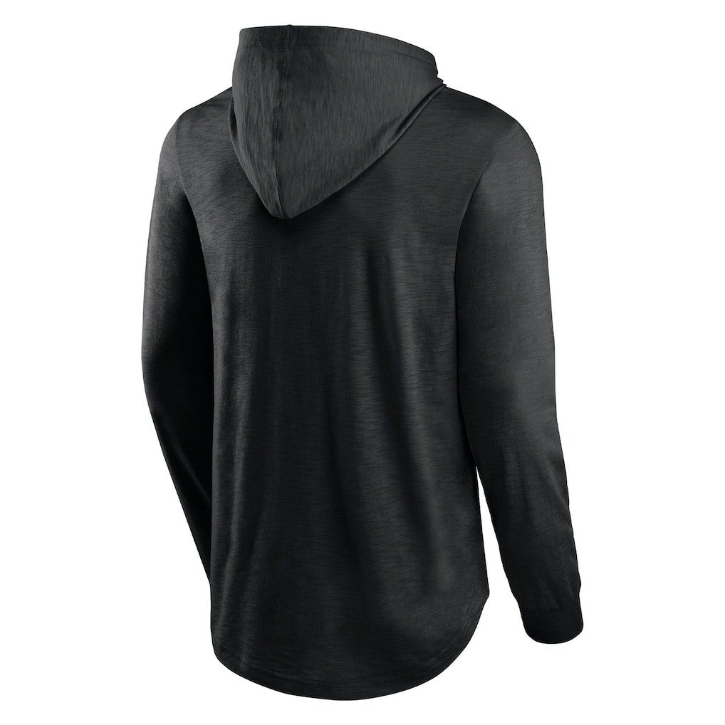 Las Vegas Raiders Front Runner Long Sleeve Hooded T-Shirt Black - Fanatics
