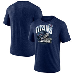 Tennessee Titans End Around Tri-Blend T-Shirt Heathered Navy - Fanatics