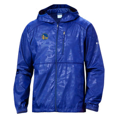 Columbia - Golden State Warriors Camo Flash Forward Full-Zip Windbreaker Jacket - Royal