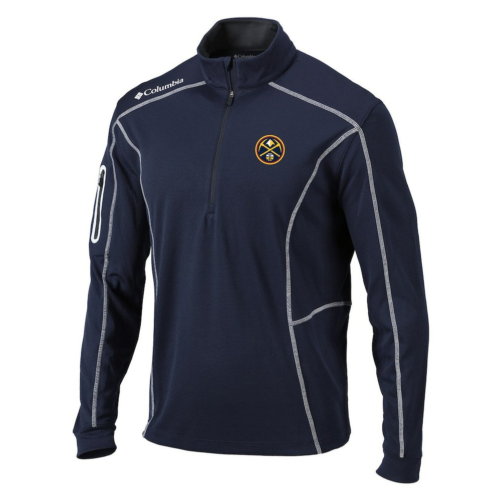 Columbia - Denver Nuggets Shotgun Quarter-Zip Pullover Jacket - Navy