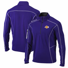 Columbia - Los Angeles Lakers Shotgun Quarter-Zip Pullover Jacket - Purple