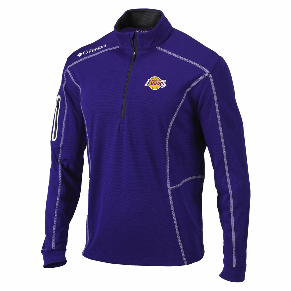Columbia - Los Angeles Lakers Shotgun Quarter-Zip Pullover Jacket - Purple