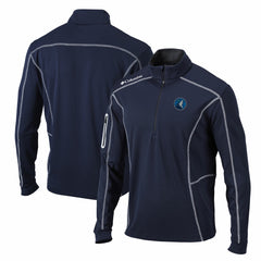 Columbia - Minnesota Timberwolves Shotgun Quarter-Zip Pullover Jacket - Navy
