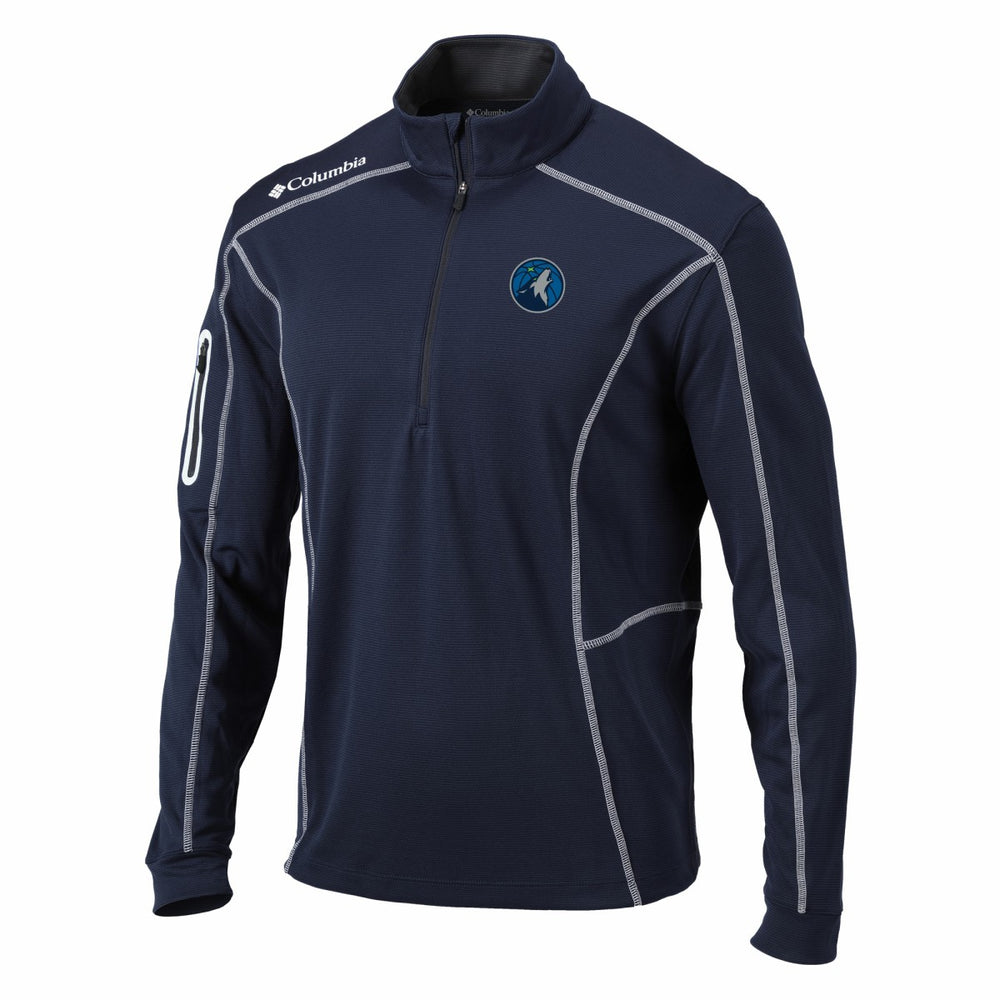Columbia - Minnesota Timberwolves Shotgun Quarter-Zip Pullover Jacket - Navy