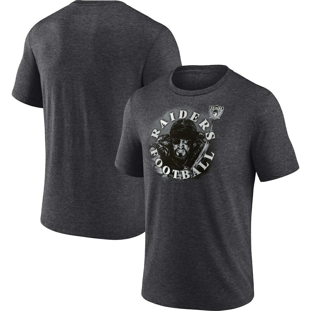 Las Vegas Raiders Sporting Chance T-Shirt Heathered Charcoal - Fanatics