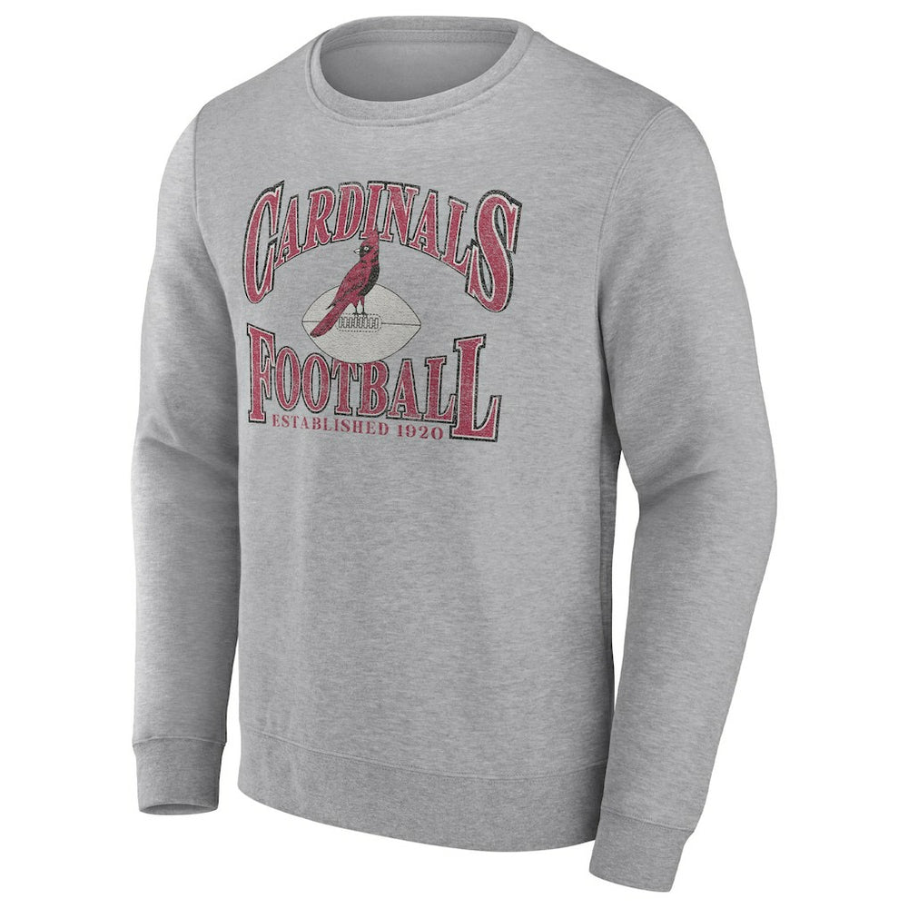 Arizona Cardinals Playability Pullover Sweatshirt Heathered Charcoal - Fanatics