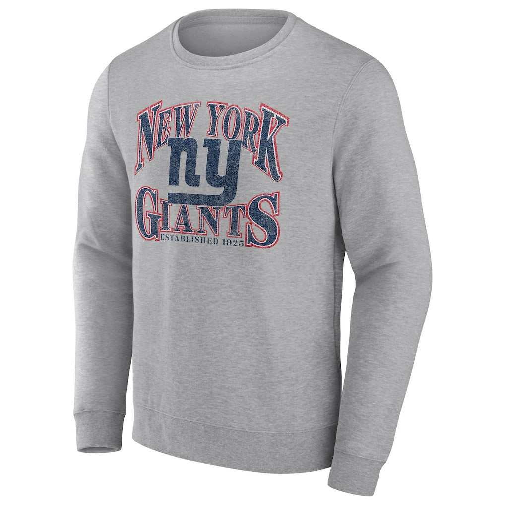 New York Giants Playability Pullover Sweatshirt Heathered Charcoal - Fanatics