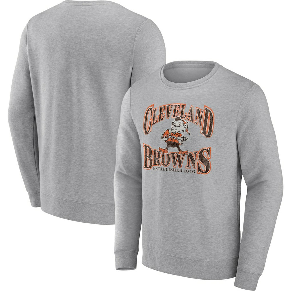 Cleveland Browns Playability Pullover Sweatshirt Heathered Gray - Fanatics