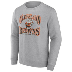 Cleveland Browns Playability Pullover Sweatshirt Heathered Gray - Fanatics