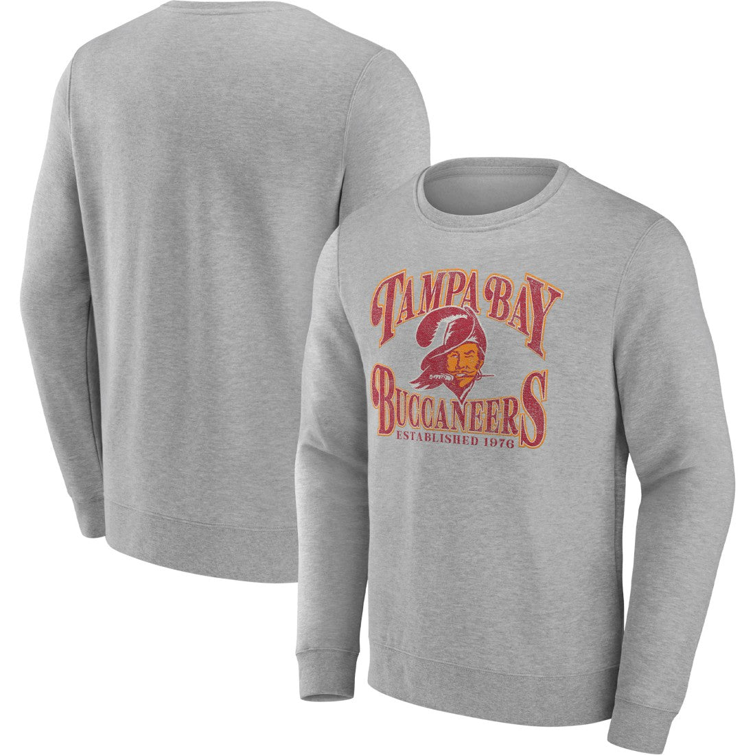 Tampa Bay Buccaneers Playability Pullover Sweatshirt Heathered Charcoal - Fanatics