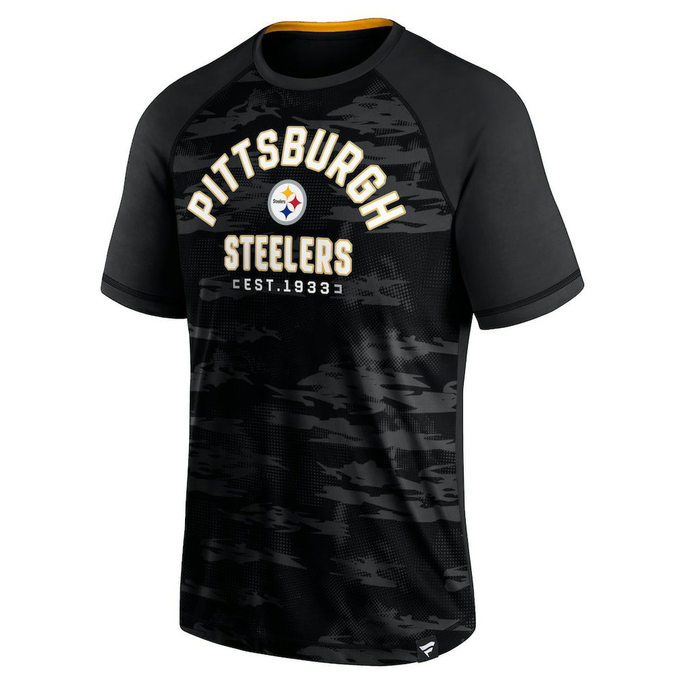 Pittsburgh Steelers Hail Mary Raglan T-Shirt Black - Fanatics