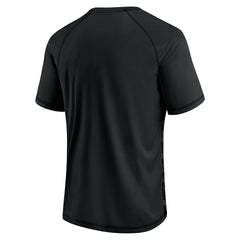 Cleveland Browns Blackout Hail Mary Raglan T-Shirt - Fanatics