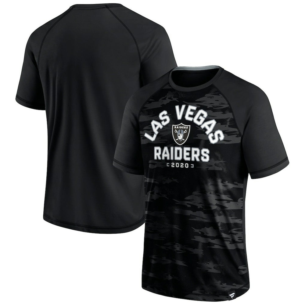 Las Vegas Raiders Hail Mary Raglan T-Shirt Black - Fanatics