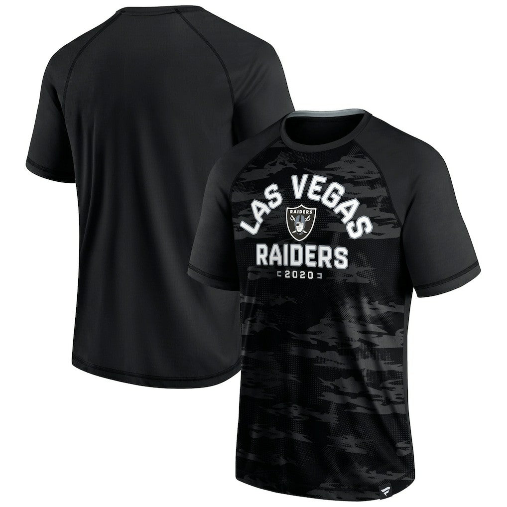 Las Vegas Raiders Hail Mary Raglan T-Shirt Black - Fanatics