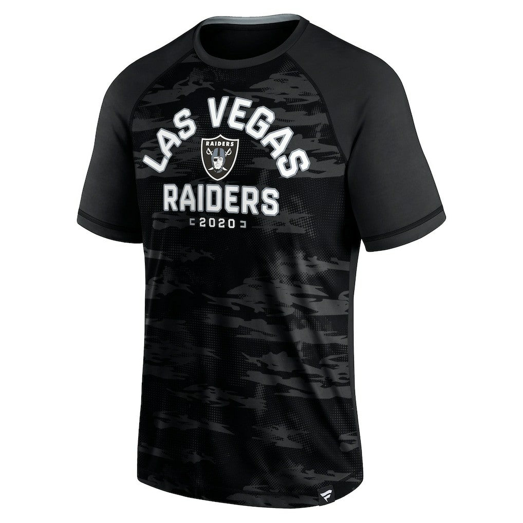 Las Vegas Raiders Hail Mary Raglan T-Shirt Black - Fanatics