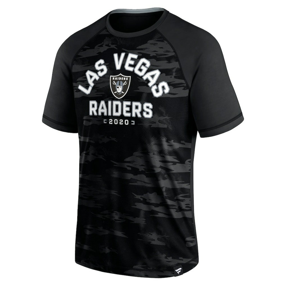 Las Vegas Raiders Hail Mary Raglan T-Shirt Black - Fanatics