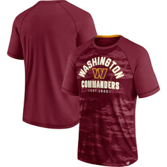 Washington Commanders Hail Mary Raglan T-Shirt Burgundy - Fanatics