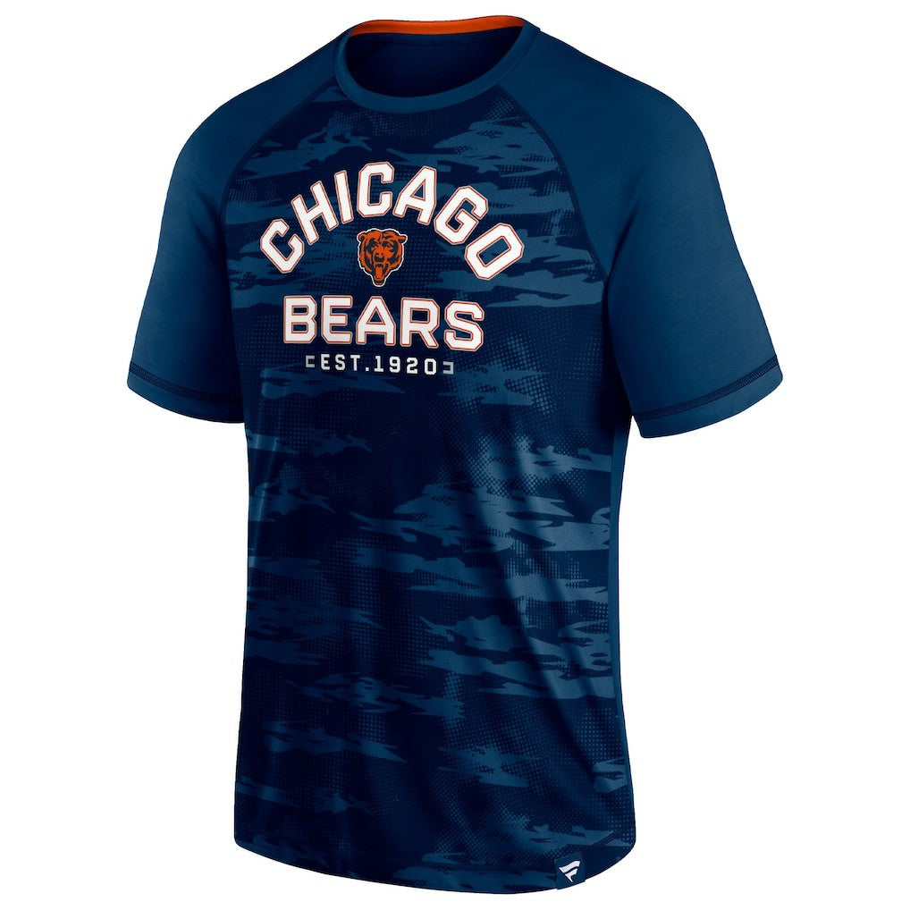 Chicago Bears Hail Mary Raglan T-Shirt Navy - Fanatics